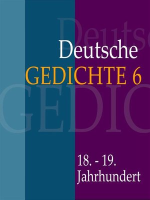 cover image of Deutsche Gedichte 6